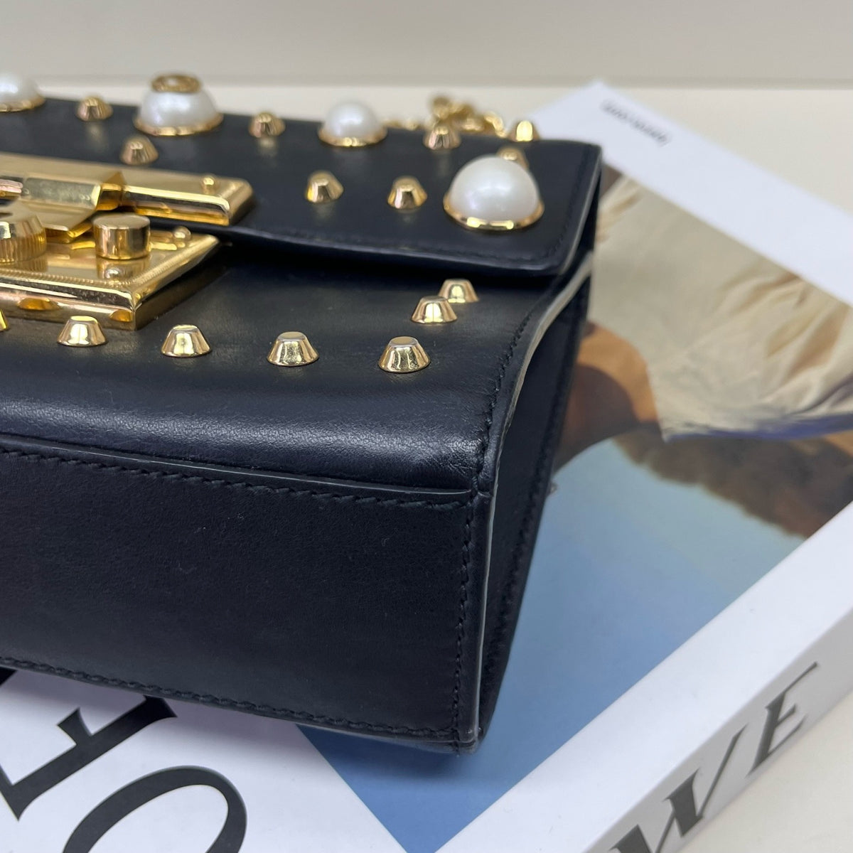 Gucci - Padlock Small - Leather - Black - (small)