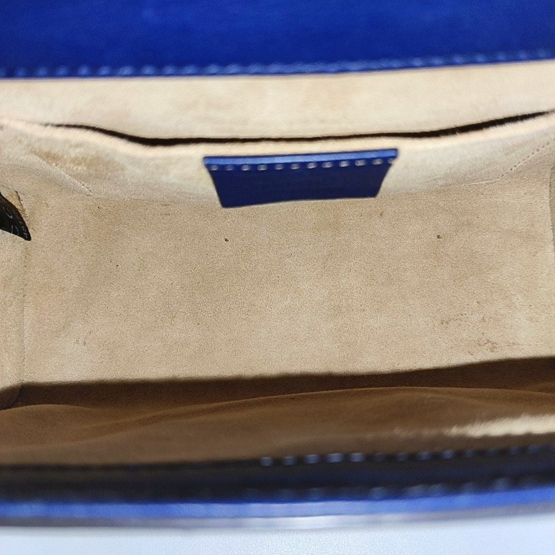 Gucci - Padlock Small - Leather - Blue - (small)