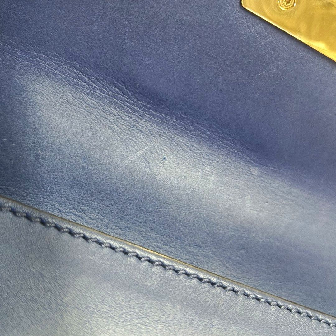 Gucci - Padlock Small - Leather - Blue - (small)