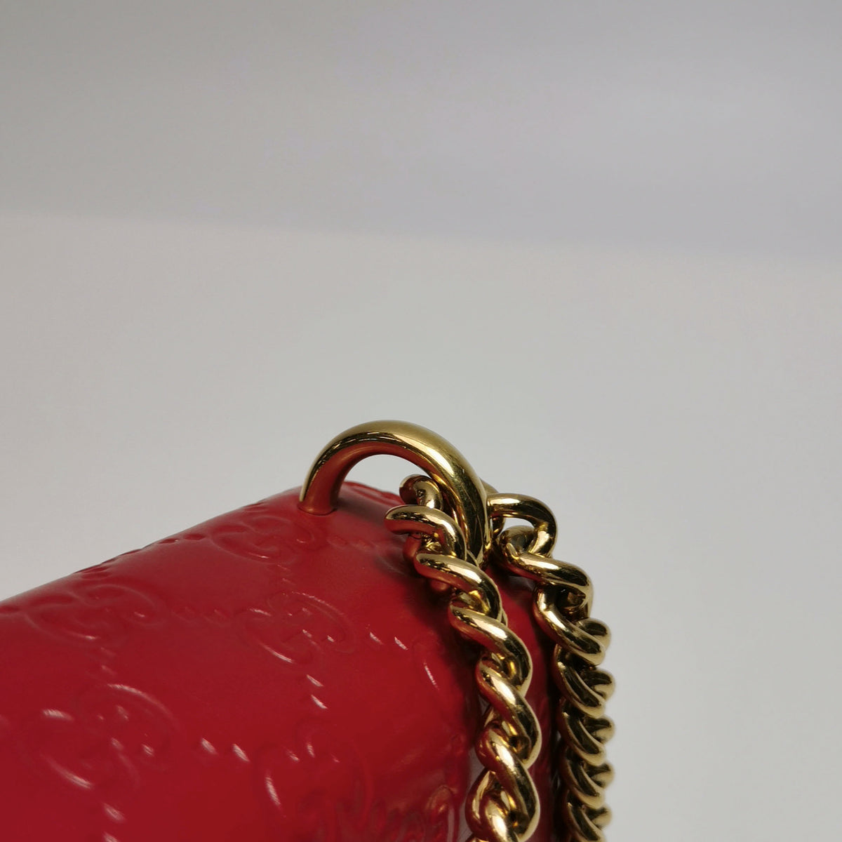Gucci - Padlock Small - Leather - Red - (small)
