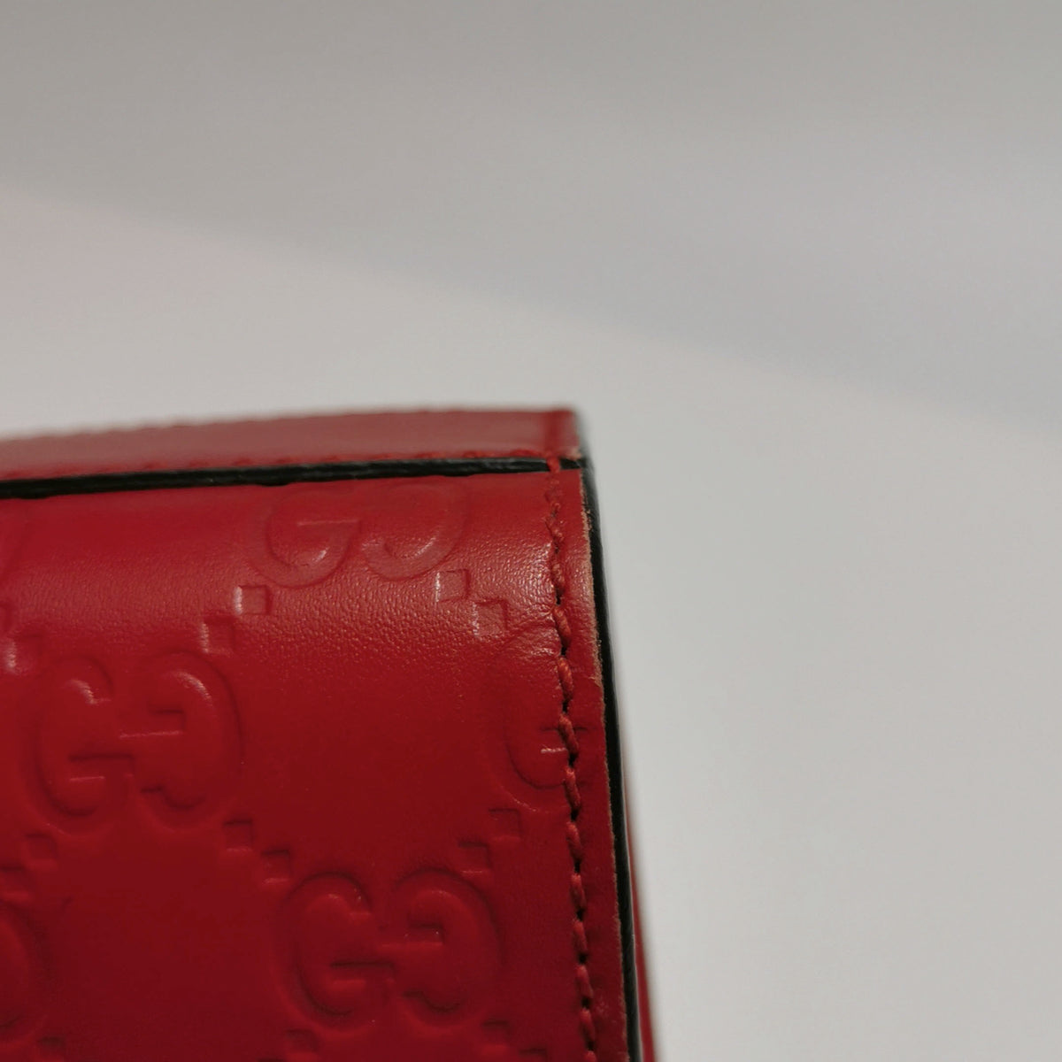 Gucci - Padlock Small - Leather - Red - (small)
