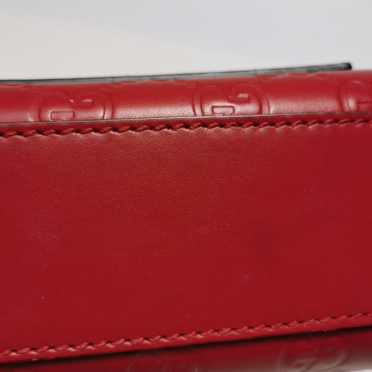 Gucci - Padlock Small - Leather - Red - (small)