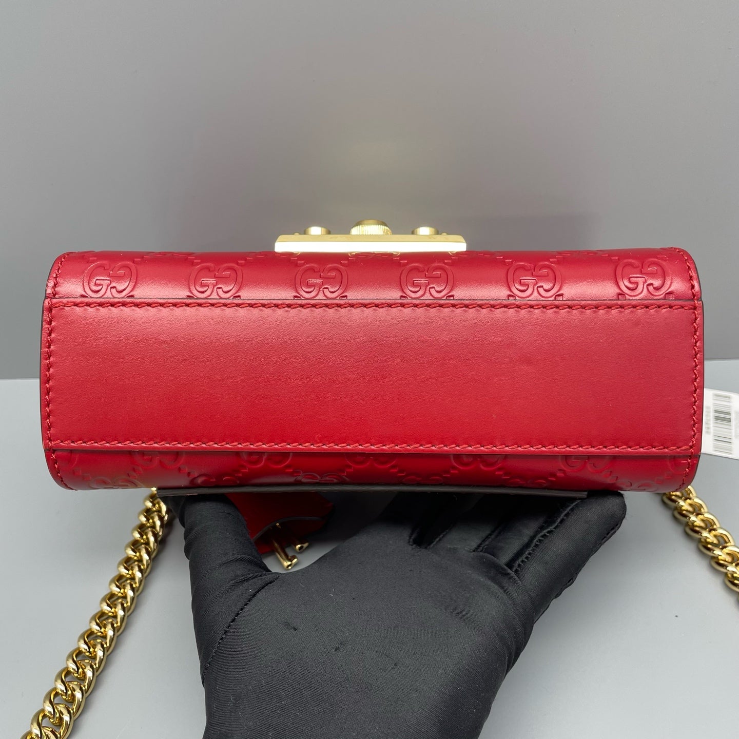 Gucci - Padlock Small Shoulder Bag - Leather - Red - (Small)