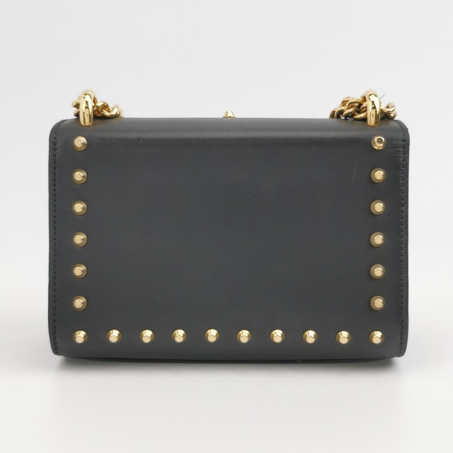 Gucci - Padlock Studded Shoulder Bag - Leather - Black - (small)