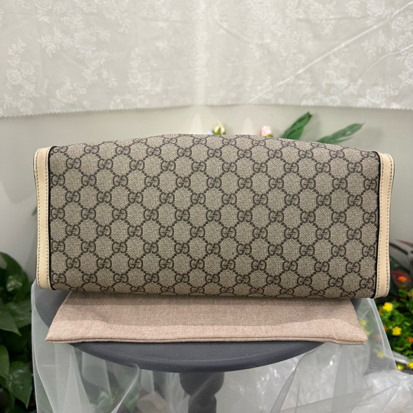 Gucci - Padlock - Synthetic - Beige - (large)