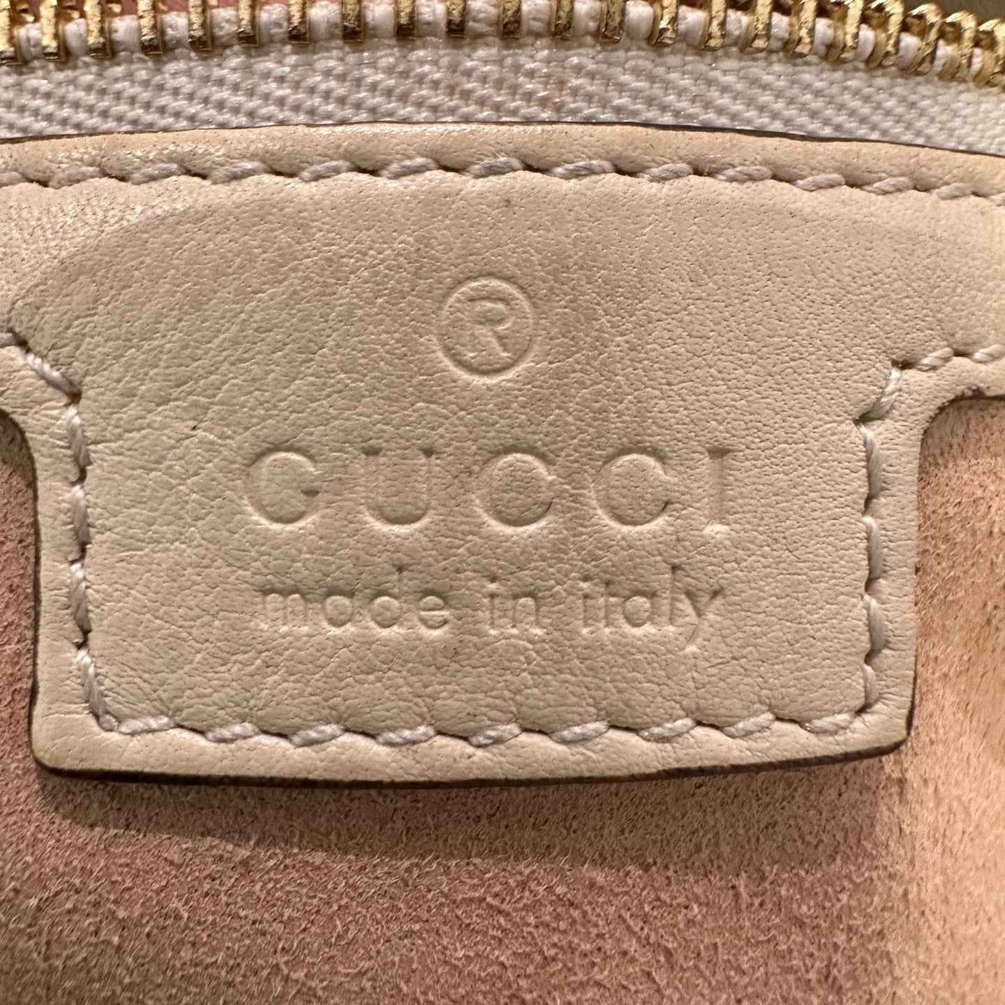 Gucci - Padlock - Synthetic - Beige - (large)