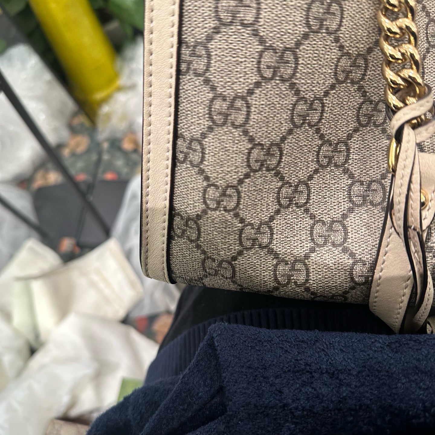 Gucci - Padlock - Synthetic - Beige - (large)