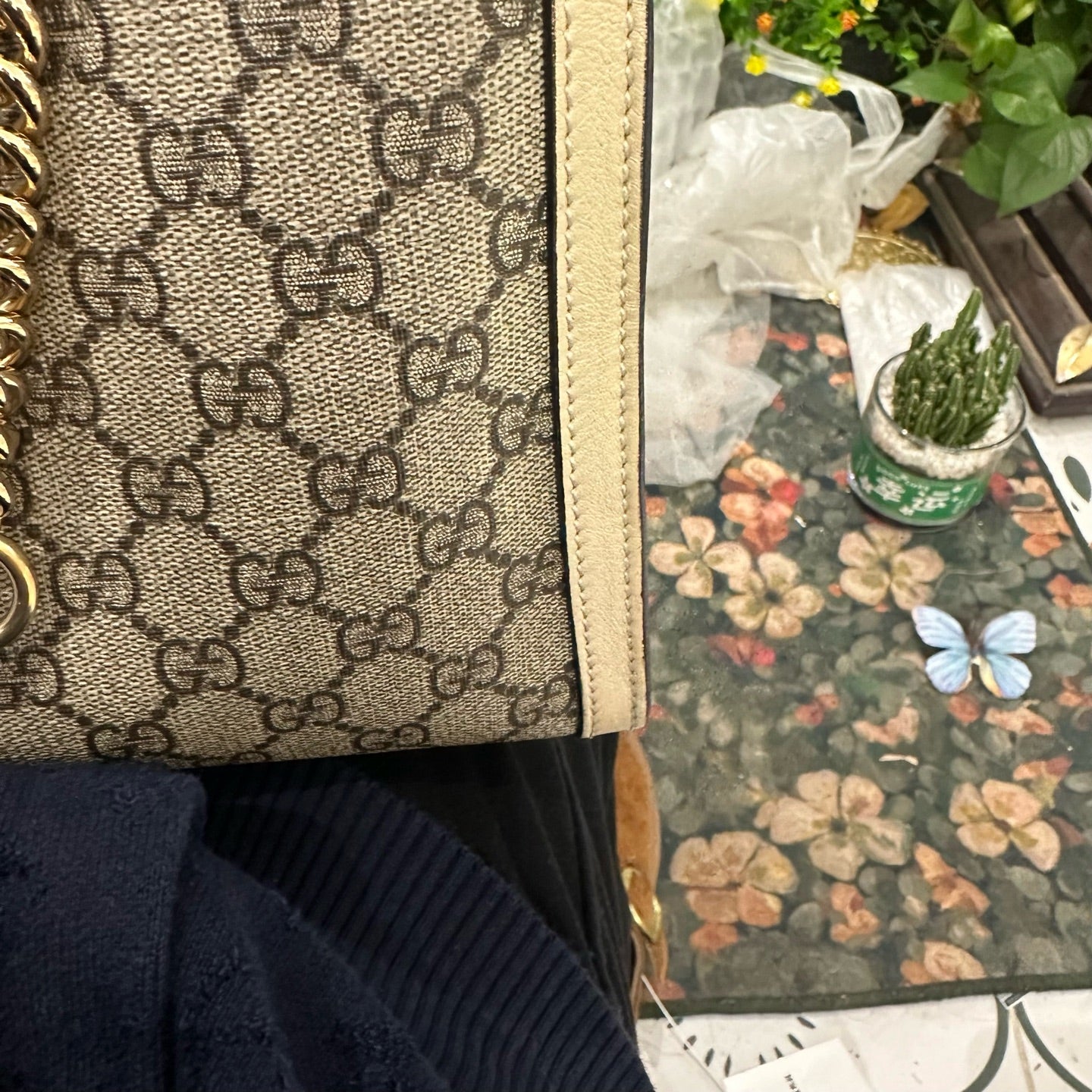 Gucci - Padlock - Synthetic - Beige - (large)