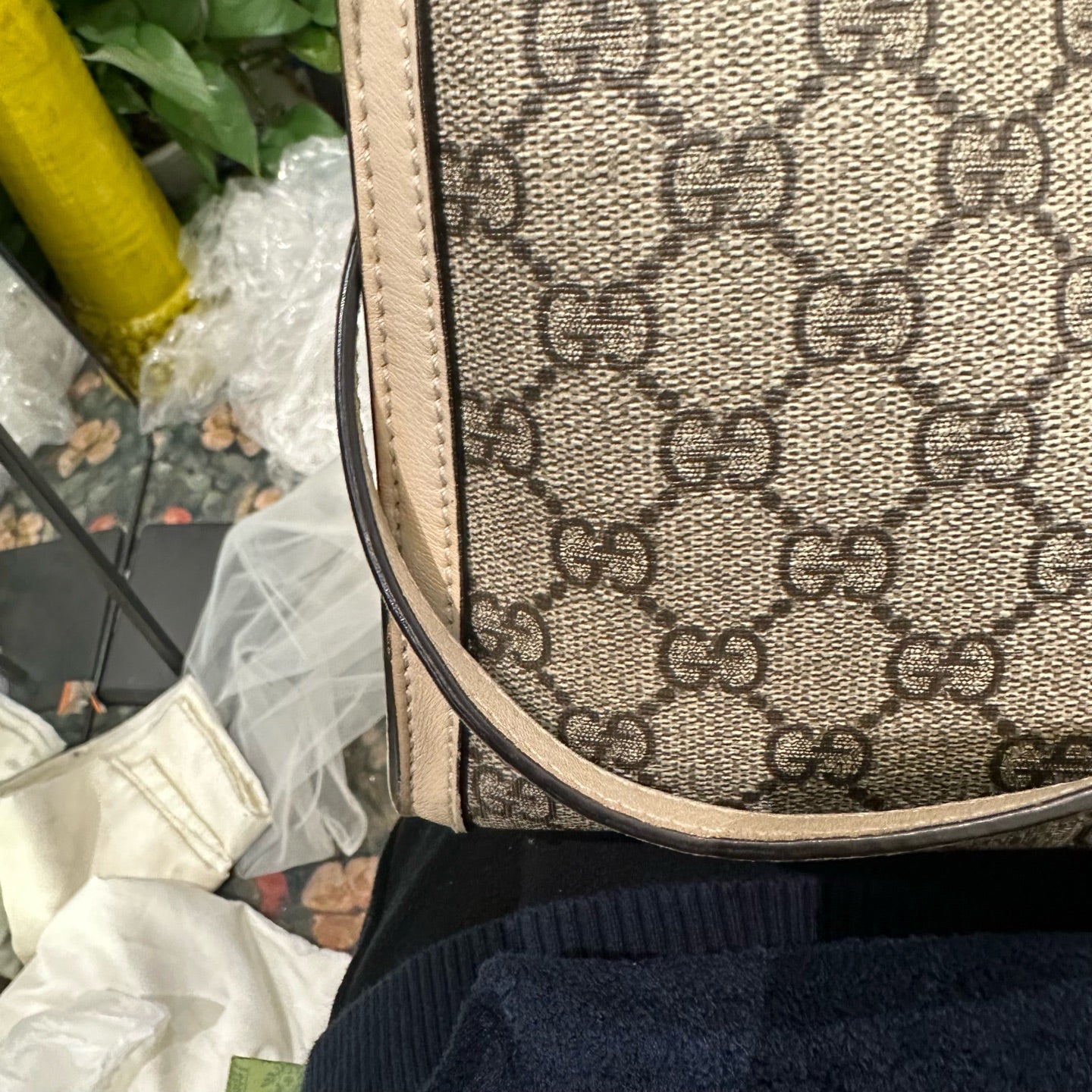 Gucci - Padlock - Synthetic - Beige - (large)