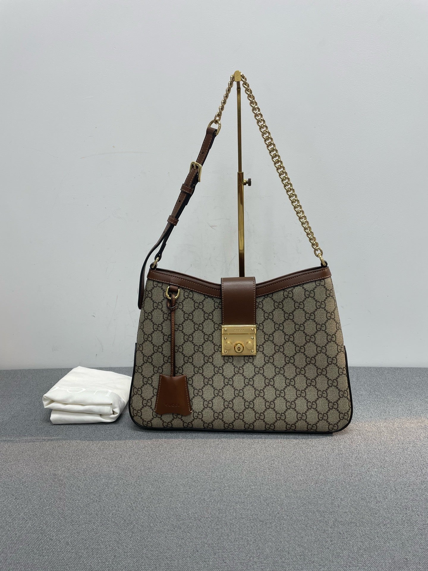 Gucci - Padlock - Synthetic - Beige - (medium)