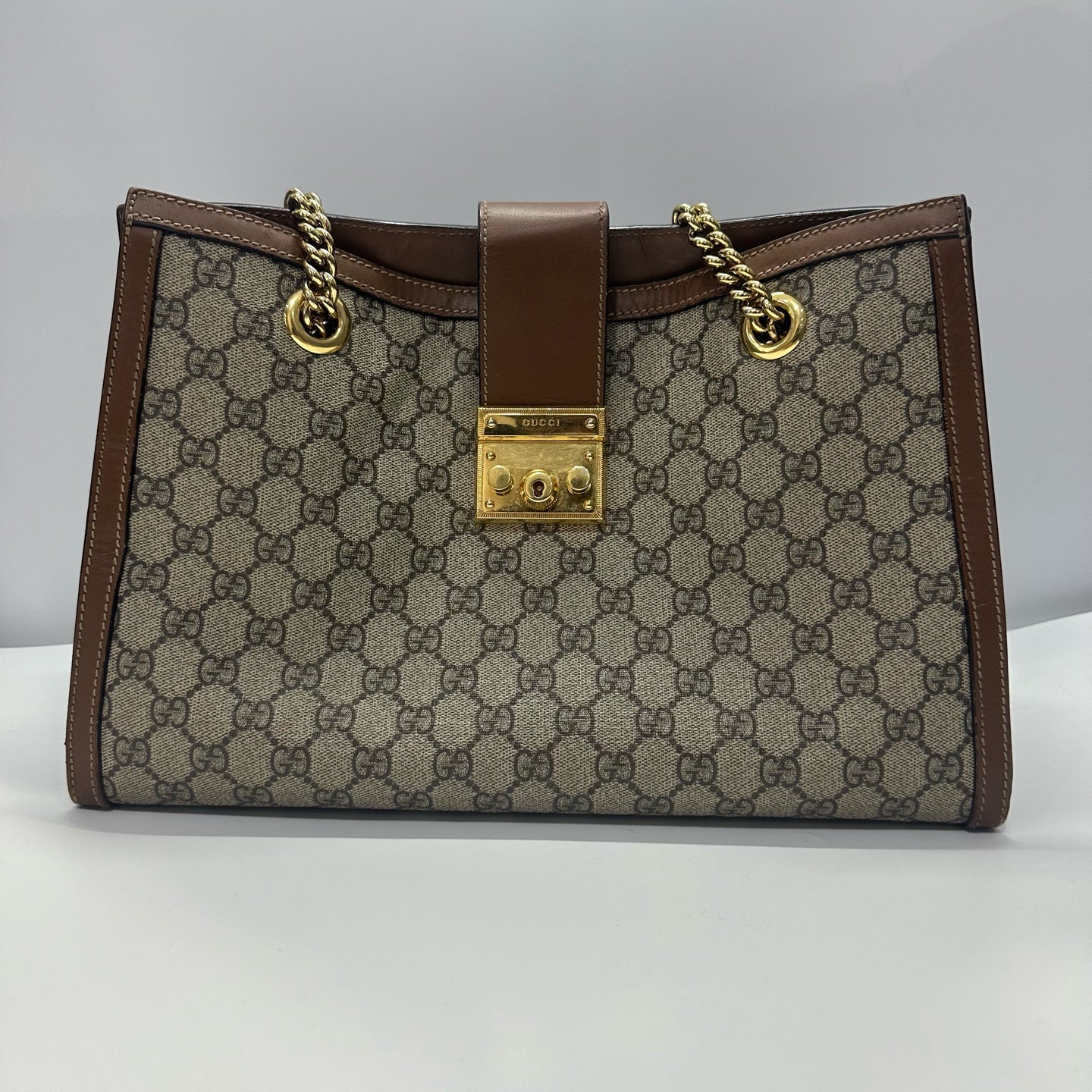 Gucci - Padlock - Synthetic - Beige - (medium)