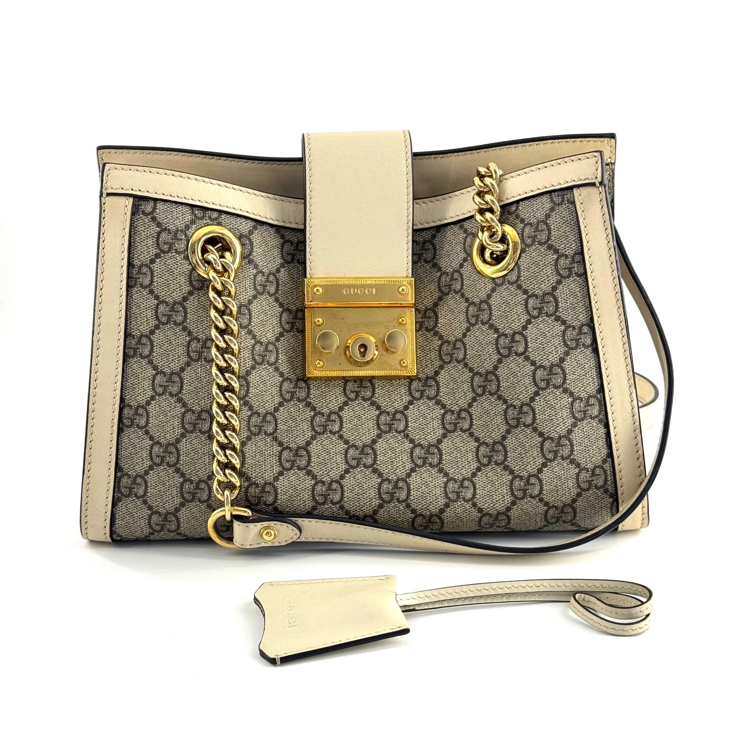 Gucci - Padlock - Synthetic - Beige - (medium)
