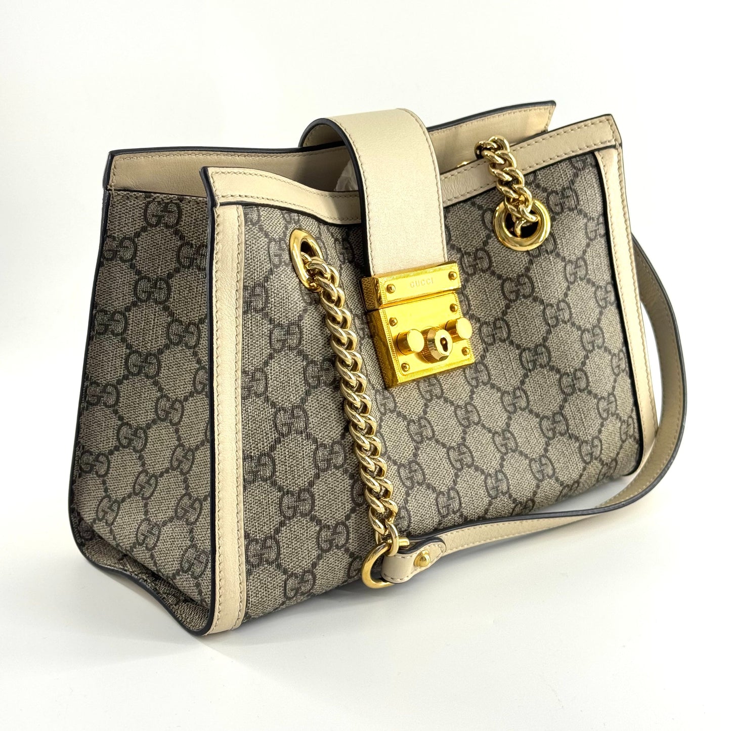 Gucci - Padlock - Synthetic - Beige - (medium)