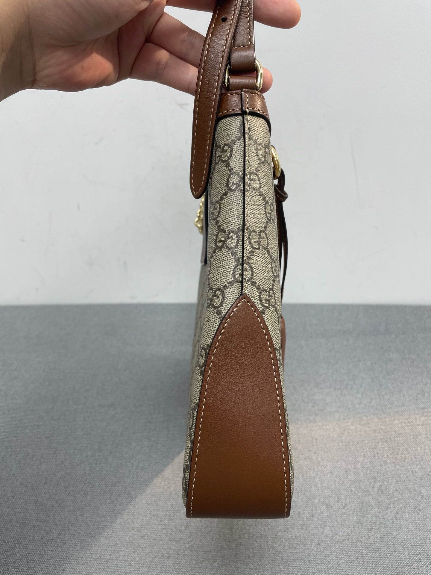 Gucci - Padlock - Synthetic - Beige - (medium)