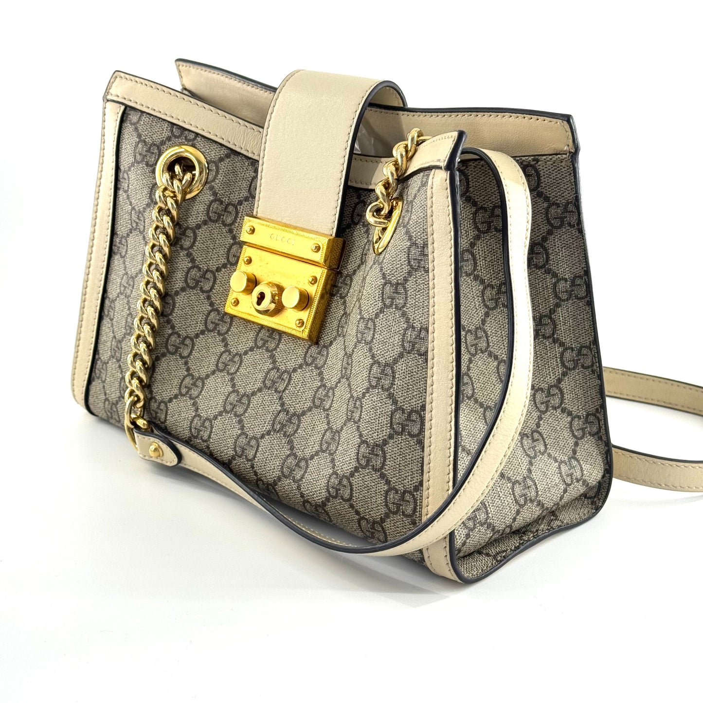 Gucci - Padlock - Synthetic - Beige - (medium)