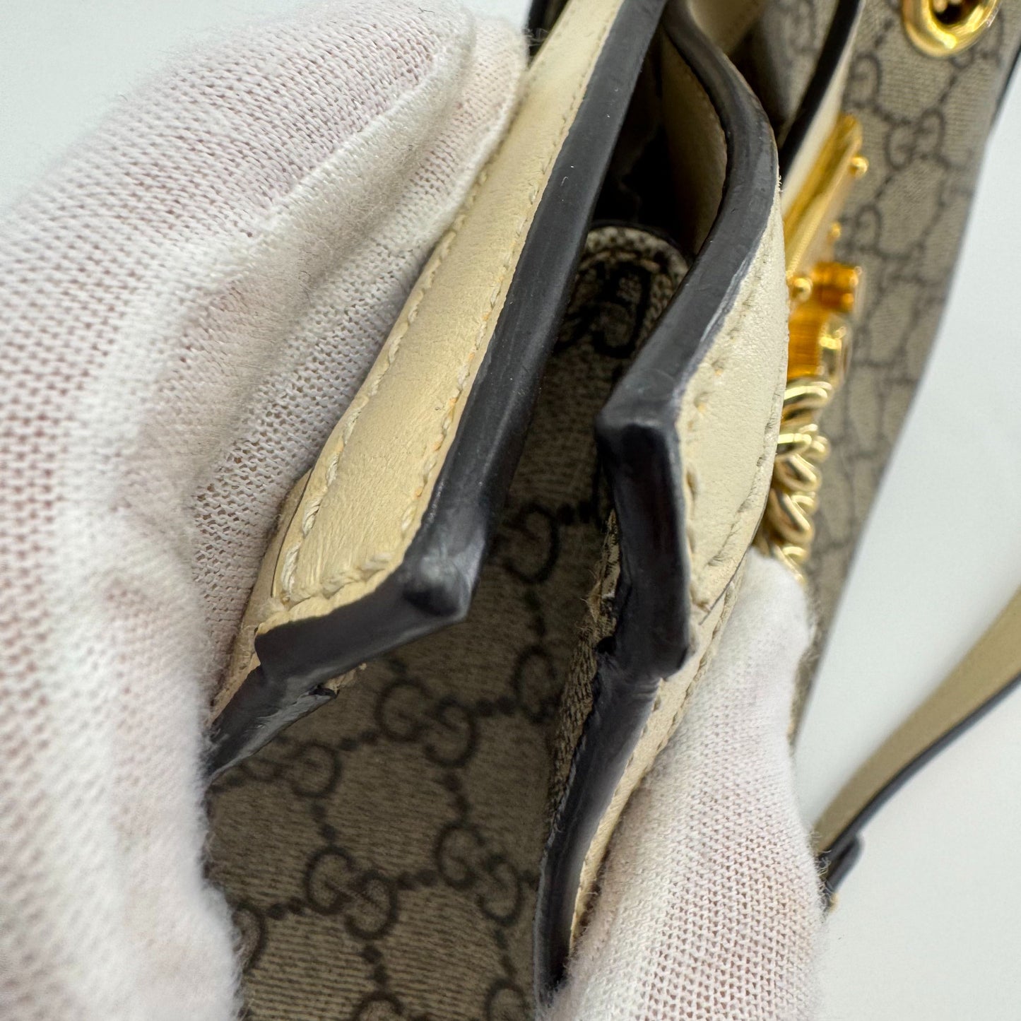 Gucci - Padlock - Synthetic - Beige - (medium)