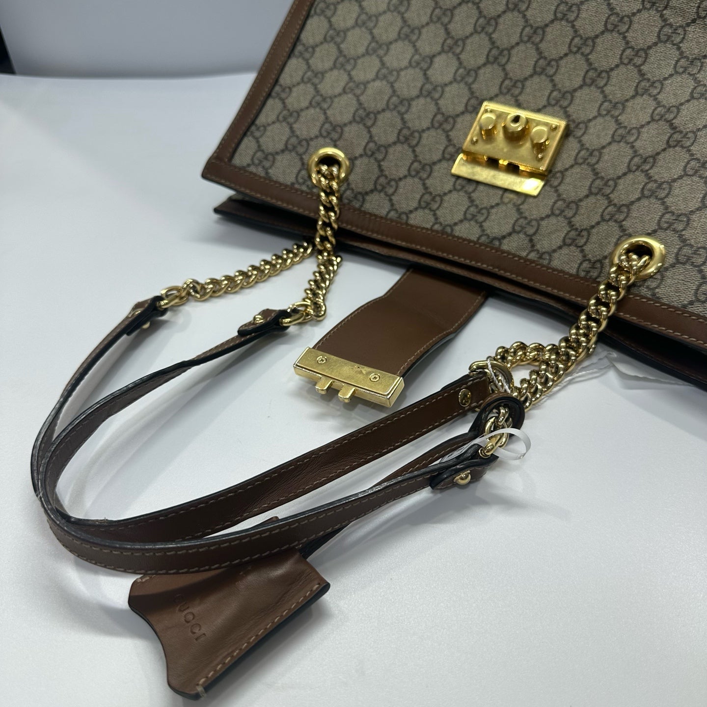 Gucci - Padlock - Synthetic - Beige - (medium)