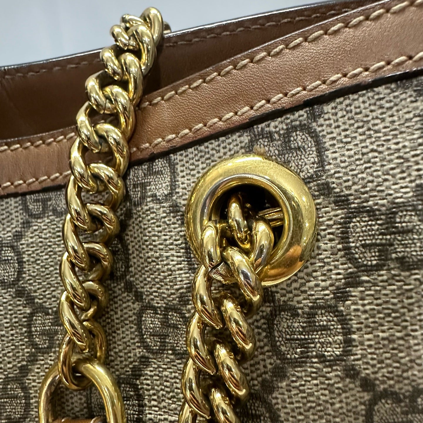 Gucci - Padlock - Synthetic - Beige - (medium)