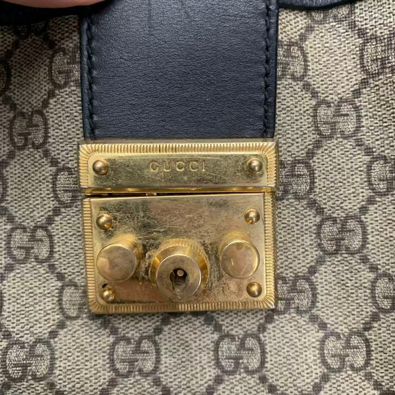 Gucci - Padlock - Synthetic - Black - (medium)
