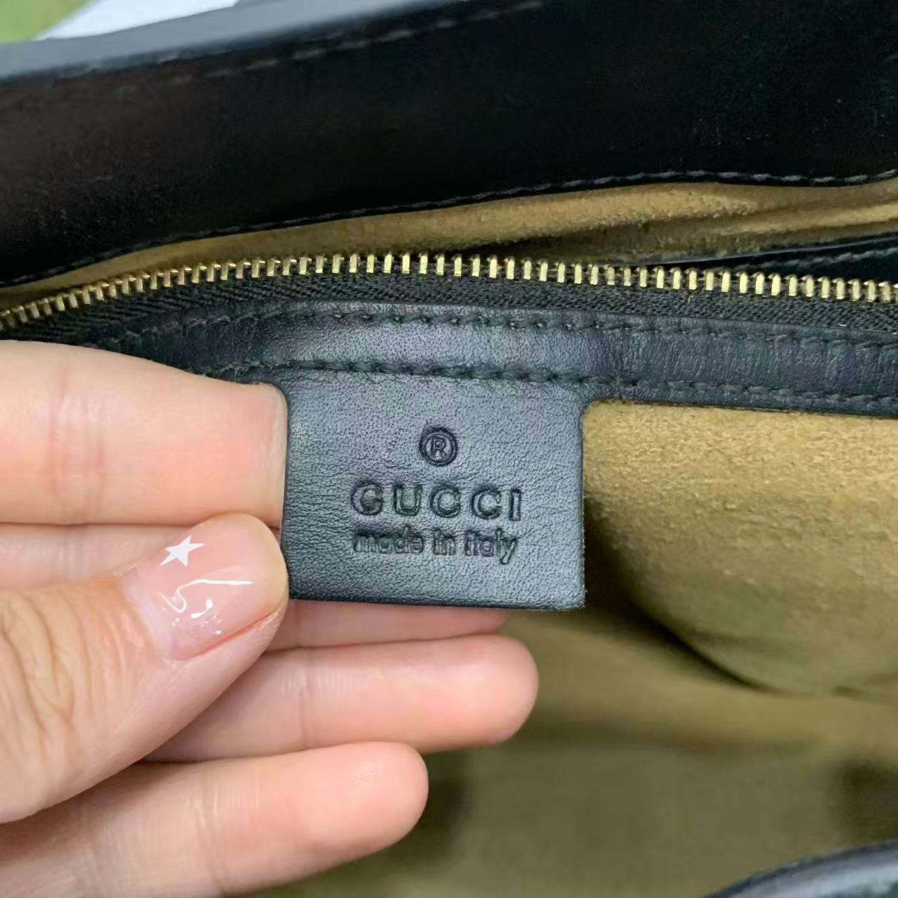 Gucci - Padlock - Synthetic - Black - (medium)
