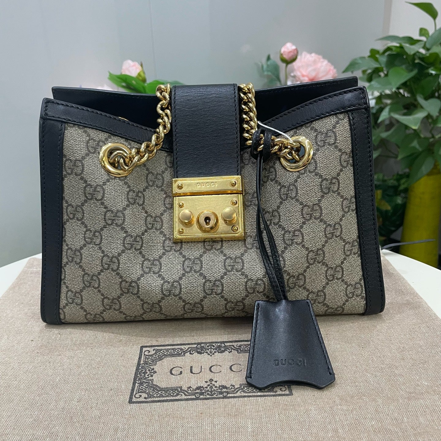 Gucci - Padlock - Synthetic - Black - (small)