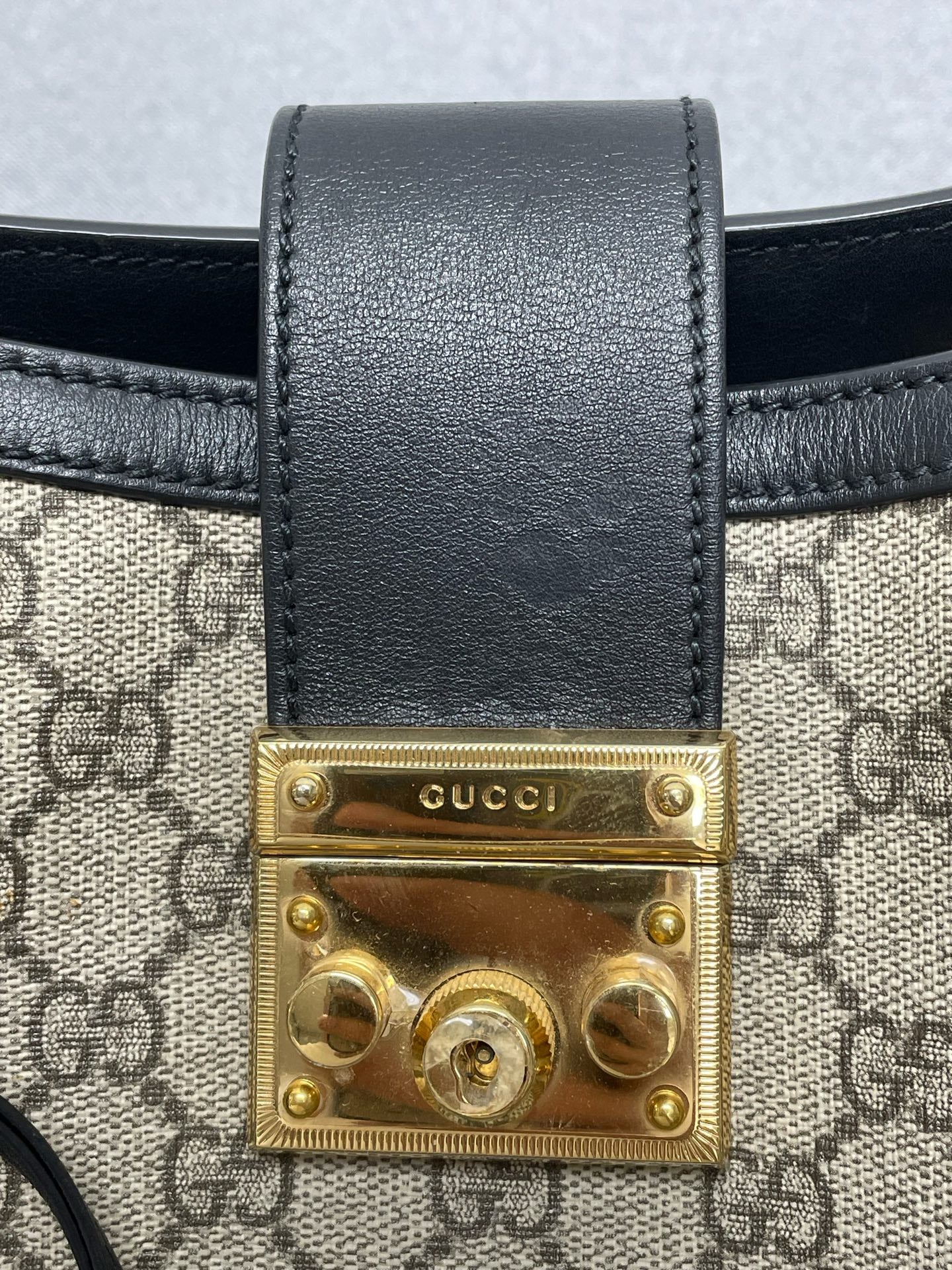 Gucci - Padlock - Synthetic - Black - (Small)