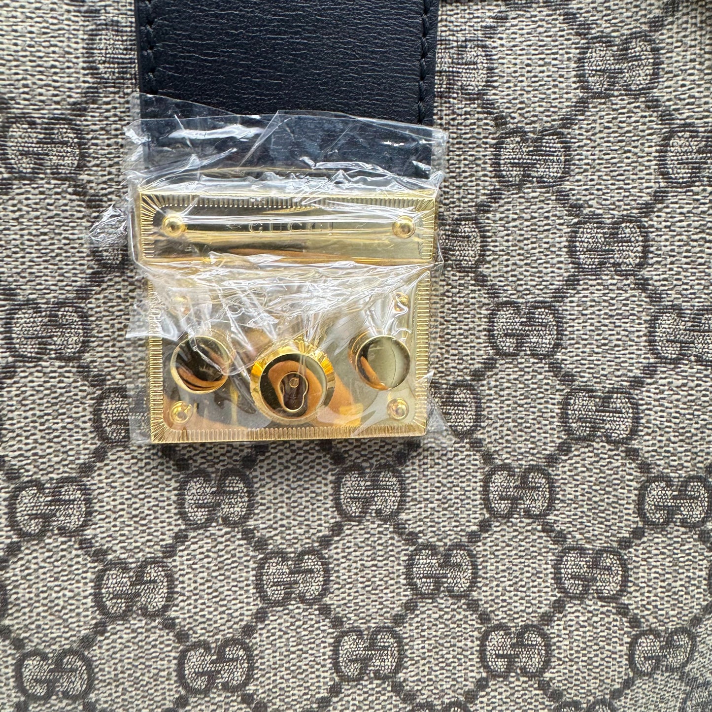 Gucci - Padlock - Synthetic - Black - (small)