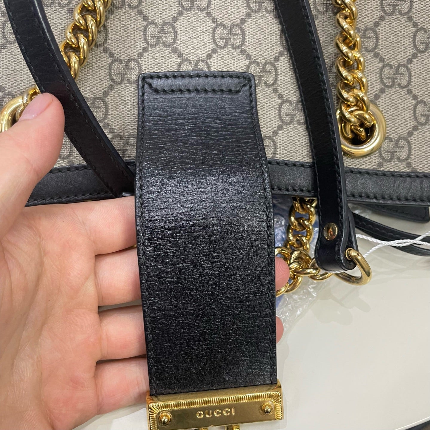 Gucci - Padlock - Synthetic - Black - (small)