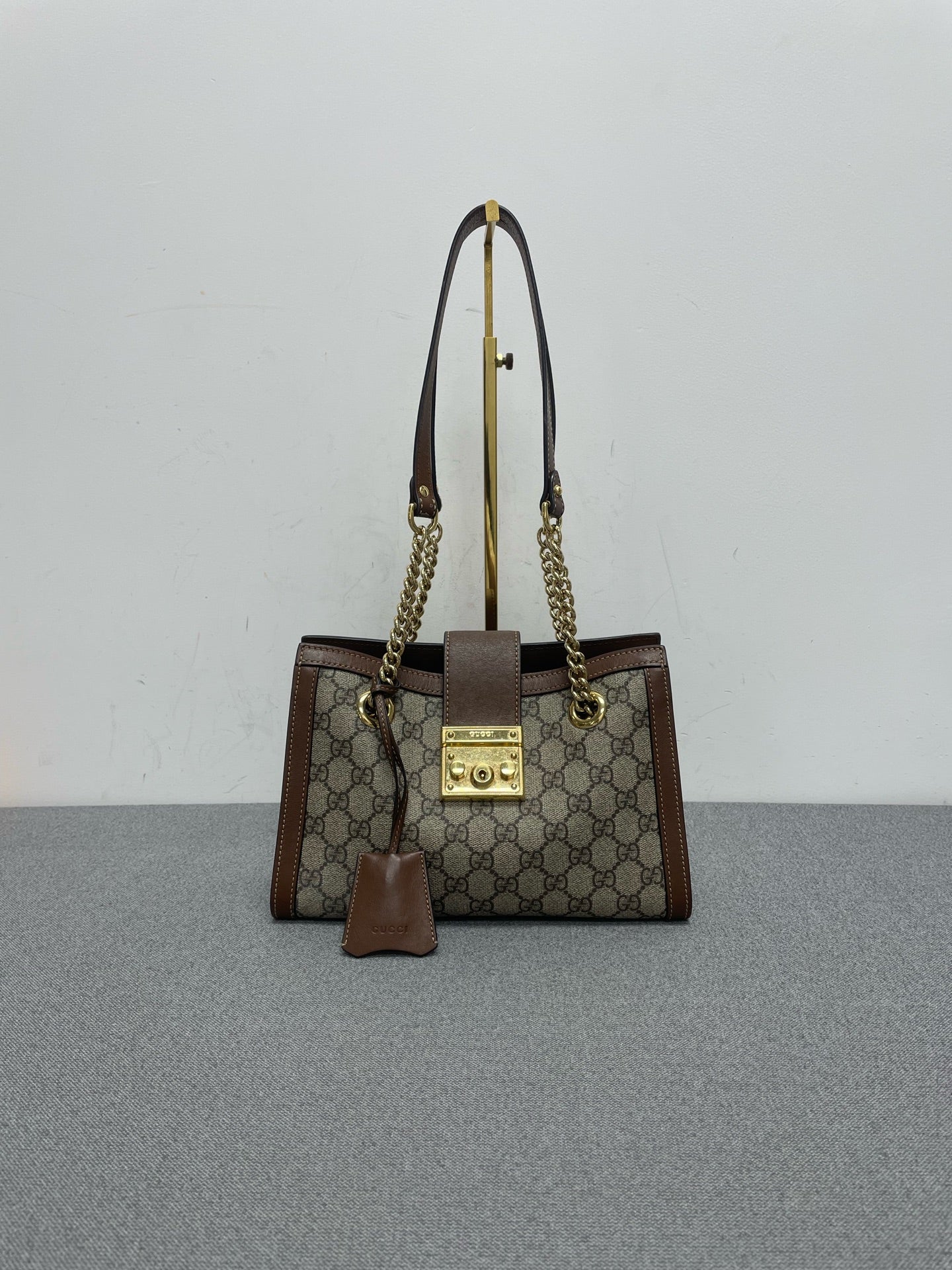 Gucci - Padlock - Synthetic - Brown - (small)