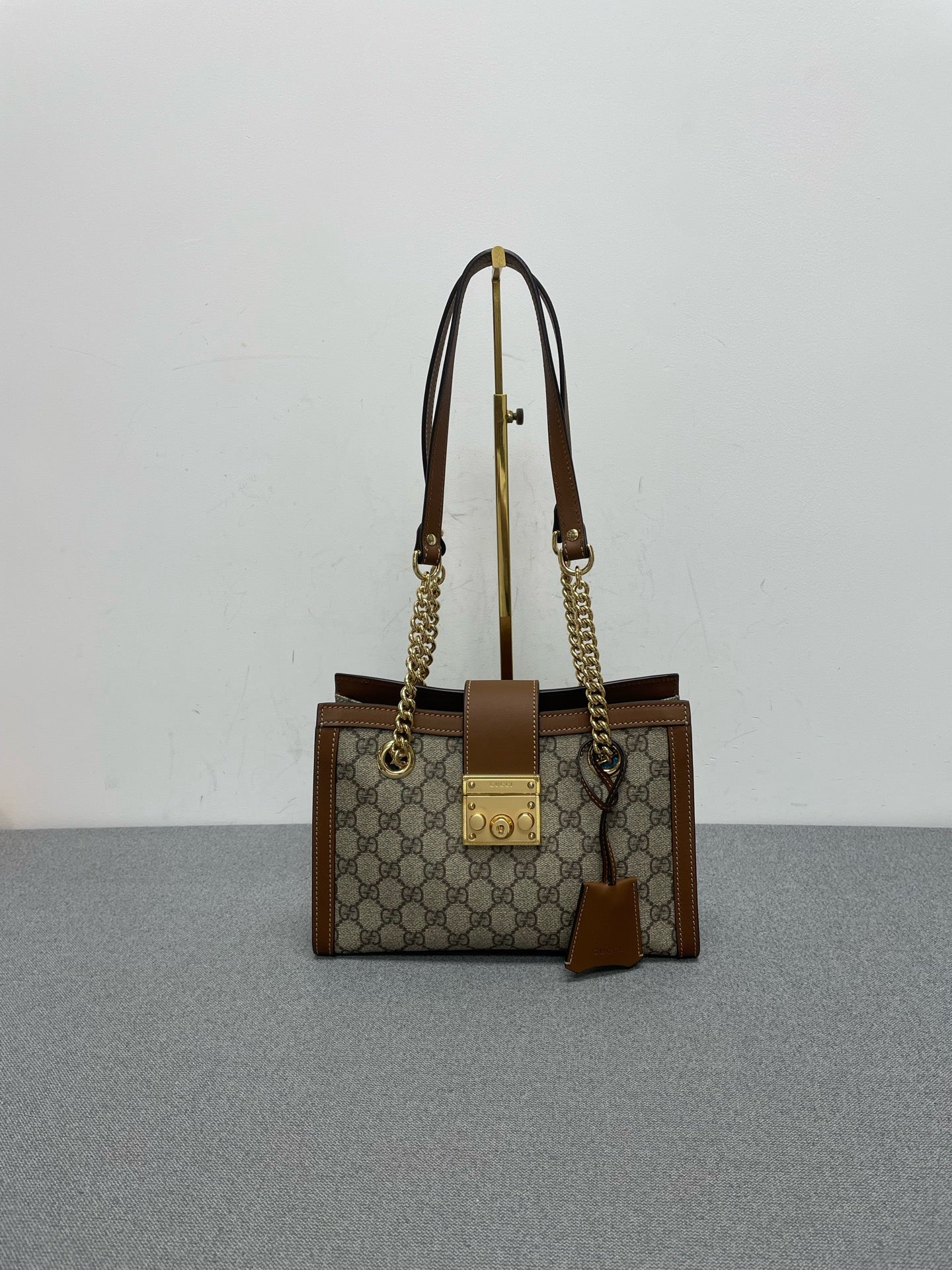 Gucci - Padlock - Synthetic - Brown - (small)