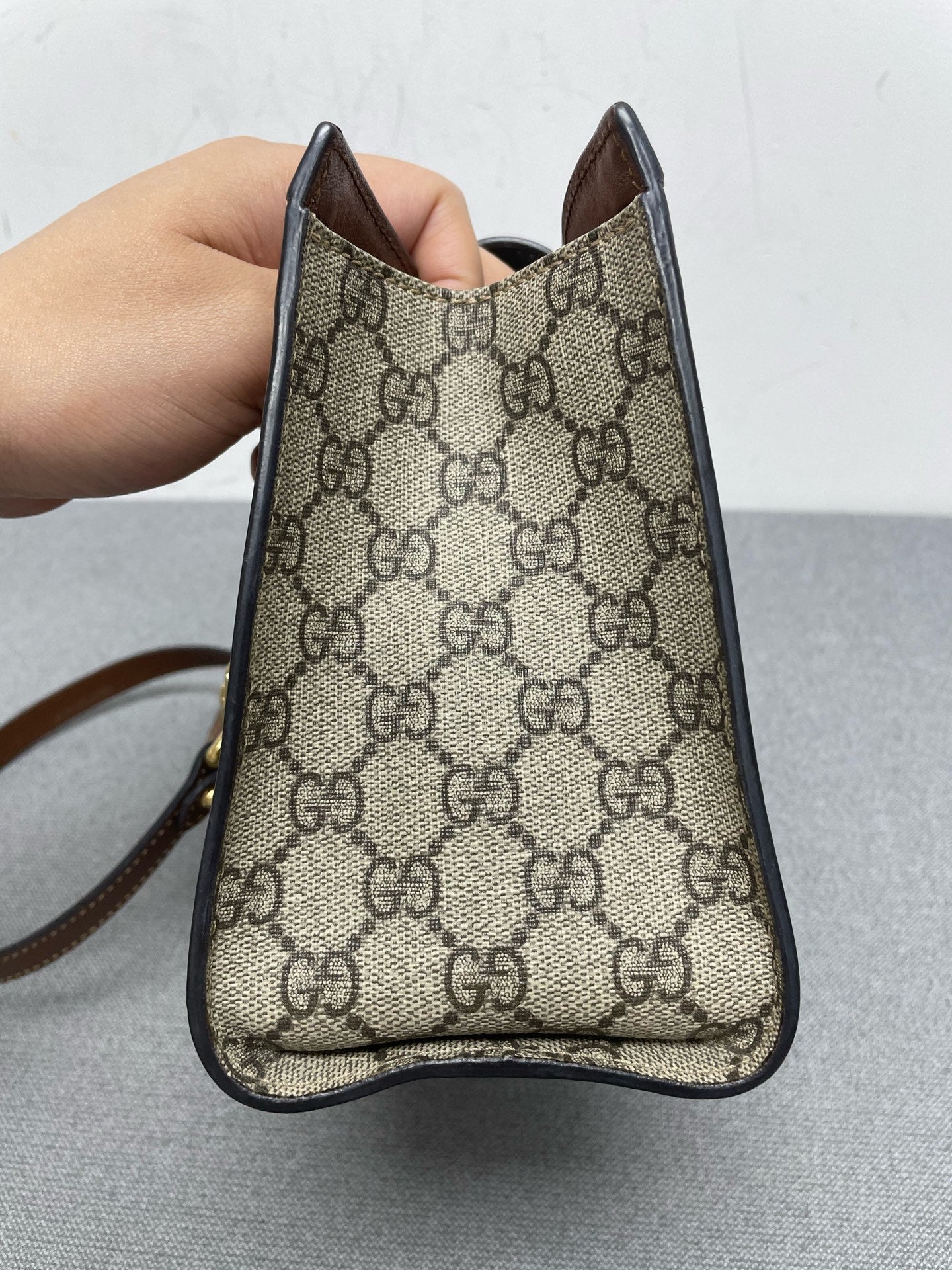 Gucci - Padlock - Synthetic - Brown - (small)