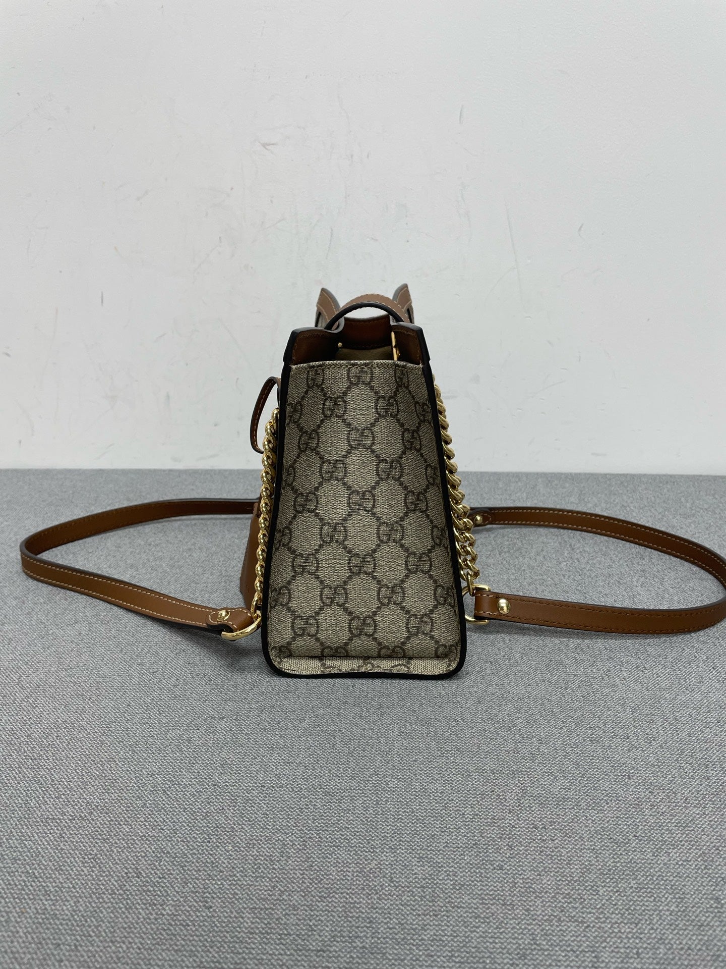 Gucci - Padlock - Synthetic - Brown - (small)