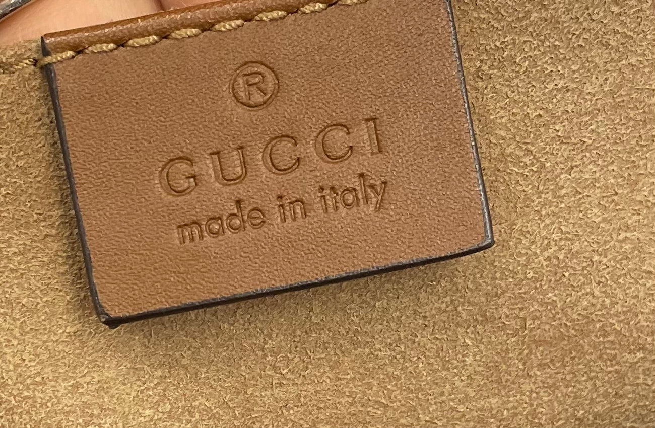 Gucci - Padlock - Synthetic - Brown - (small)