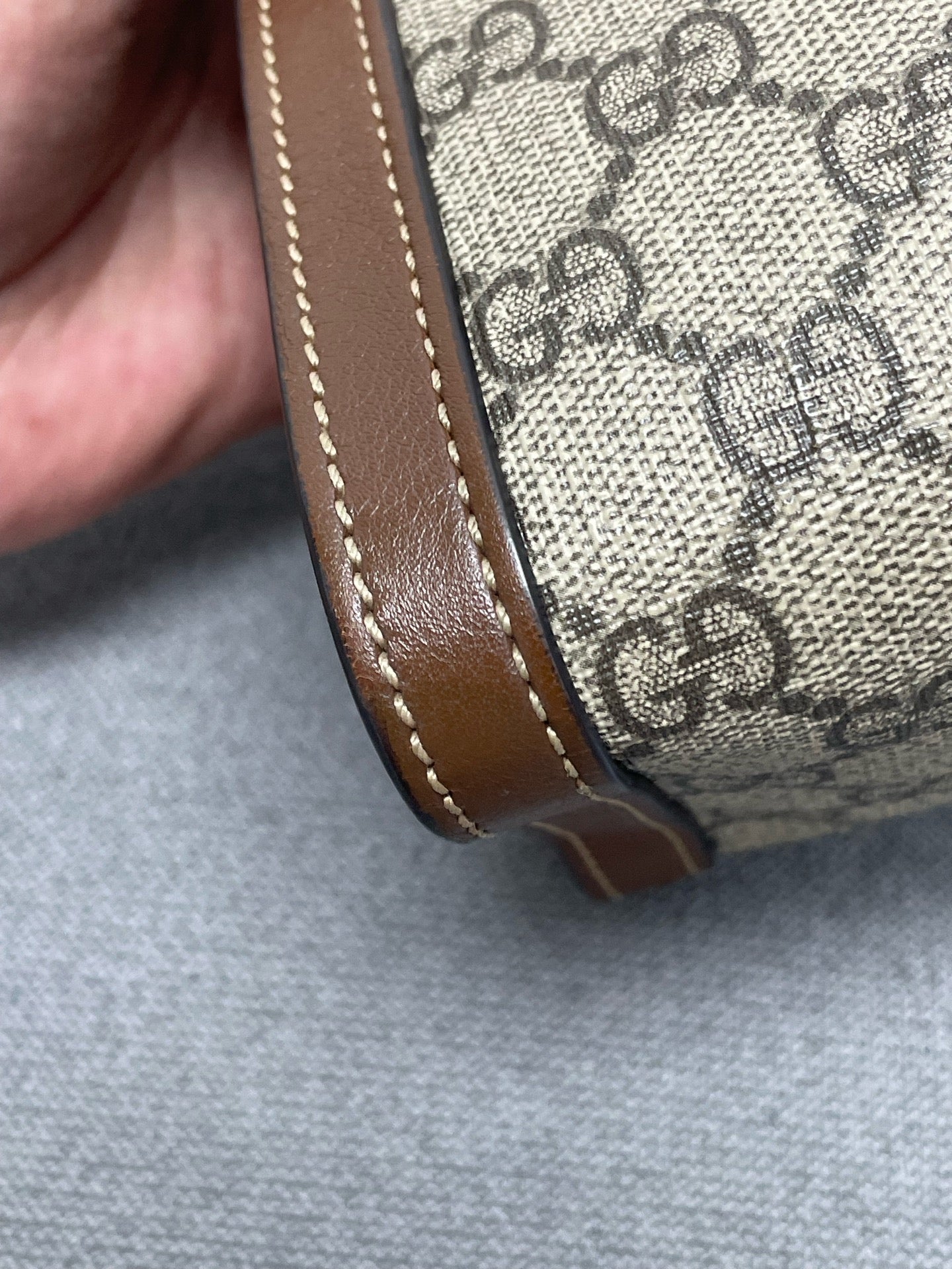 Gucci - Padlock - Synthetic - Brown - (small)