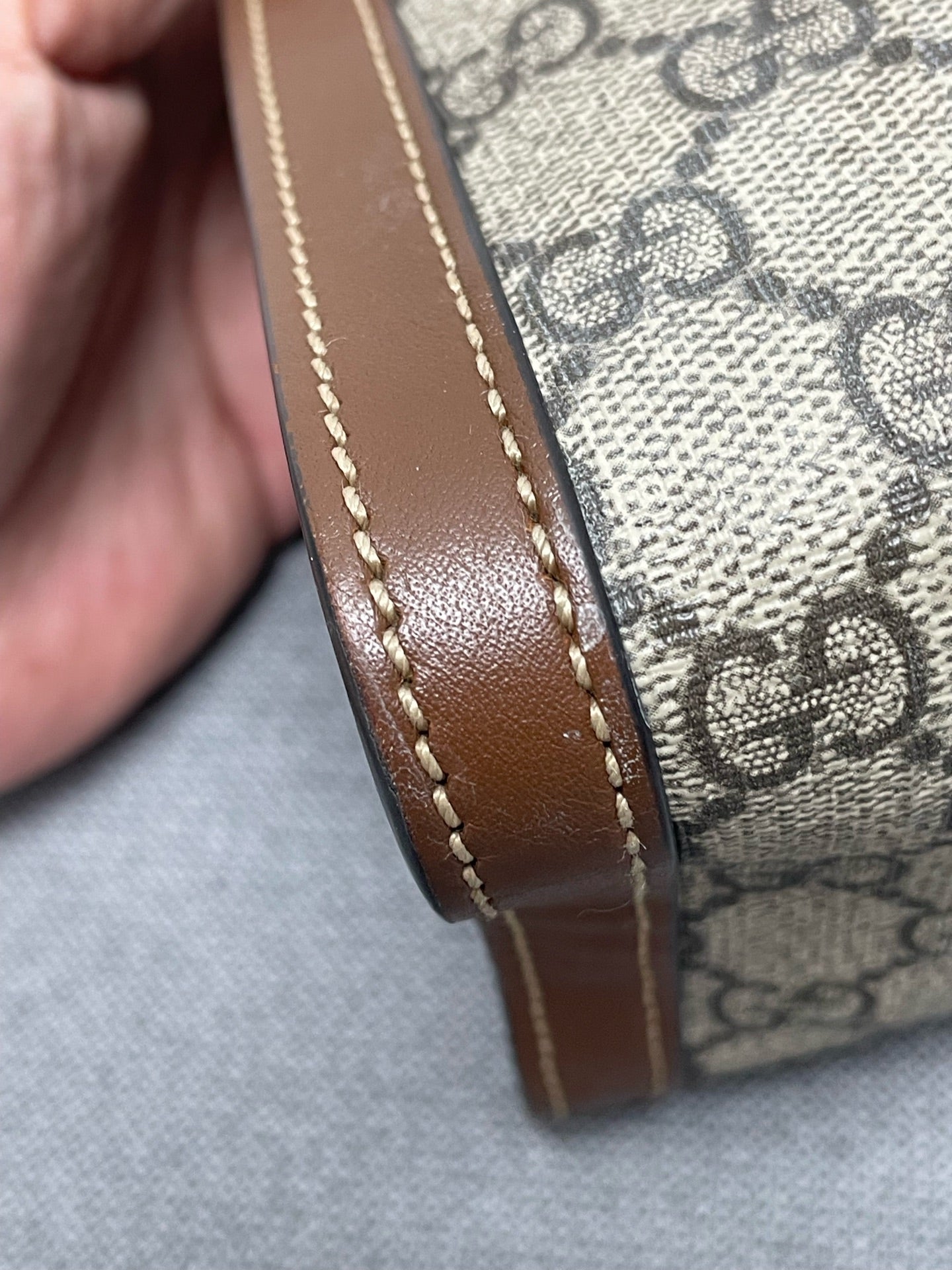 Gucci - Padlock - Synthetic - Brown - (small)