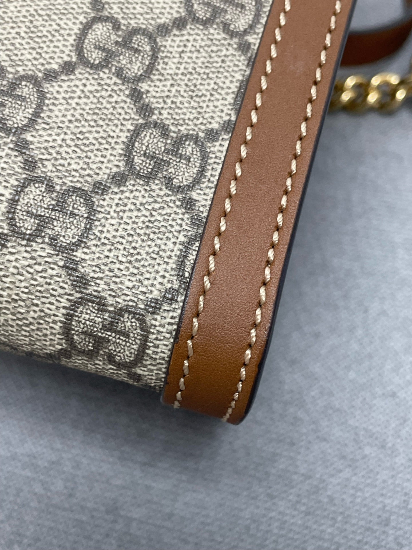 Gucci - Padlock - Synthetic - Brown - (small)
