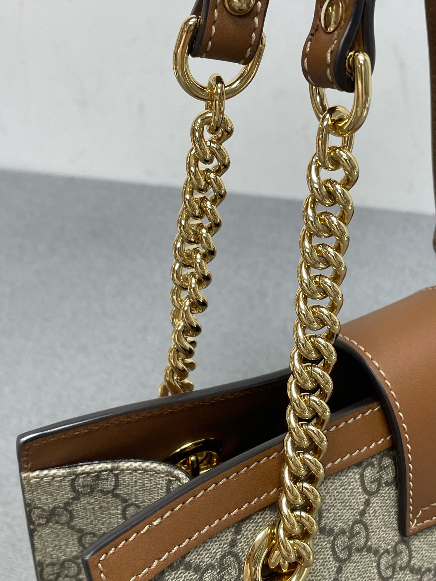 Gucci - Padlock - Synthetic - Brown - (small)