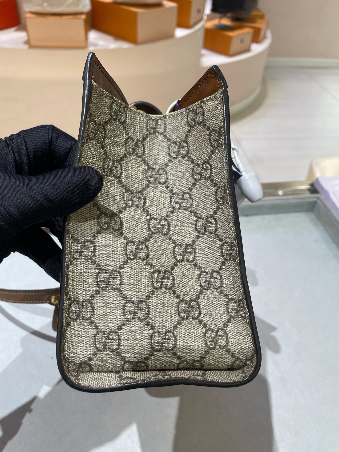 Gucci - Padlock - Synthetic - Brown - (small)
