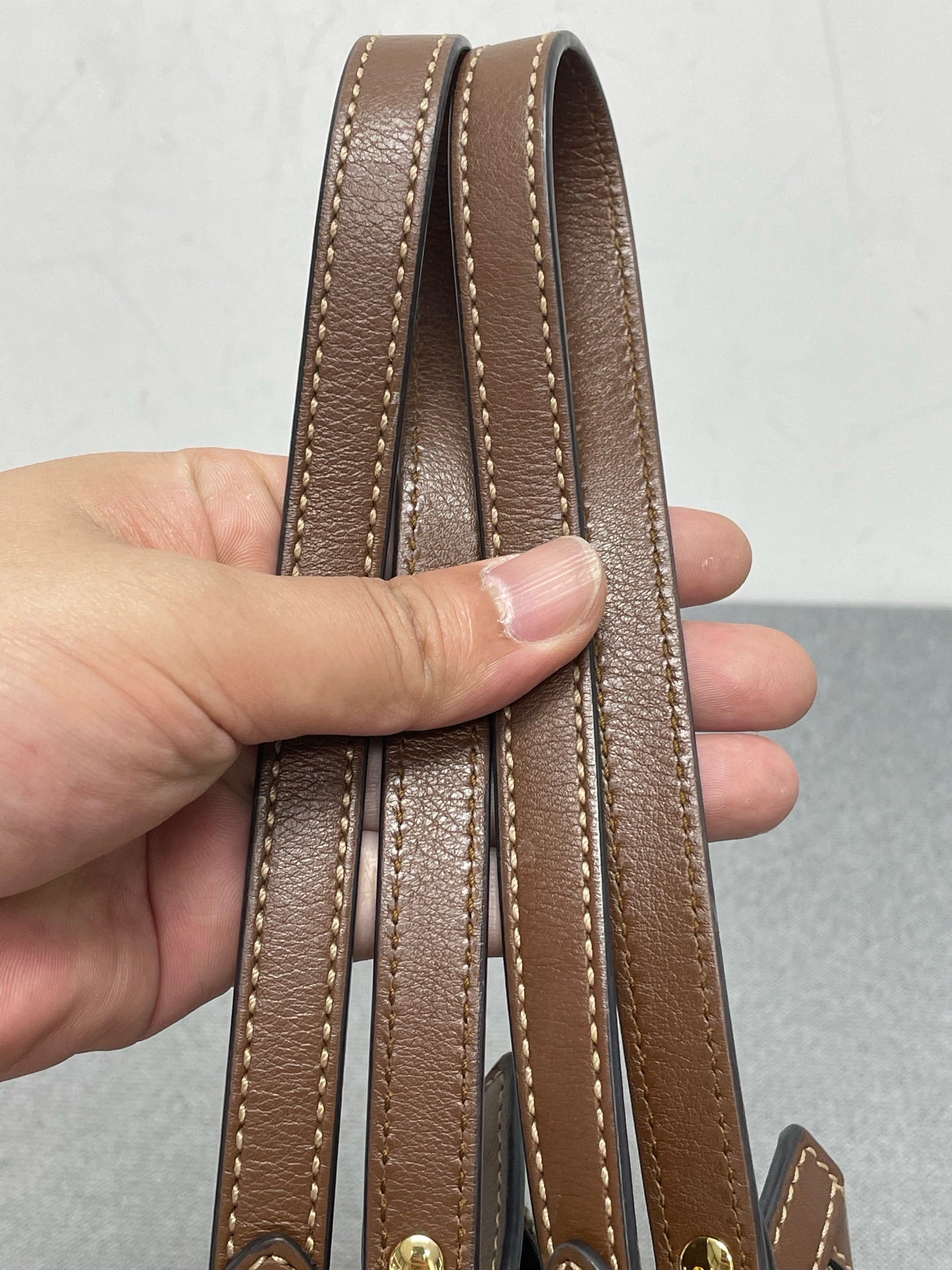 Gucci - Padlock - Synthetic - Brown - (small)