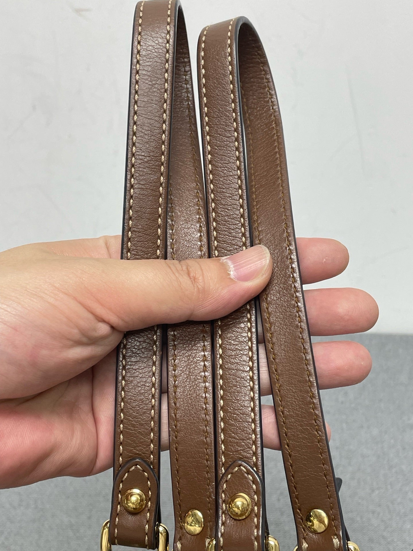 Gucci - Padlock - Synthetic - Brown - (small)