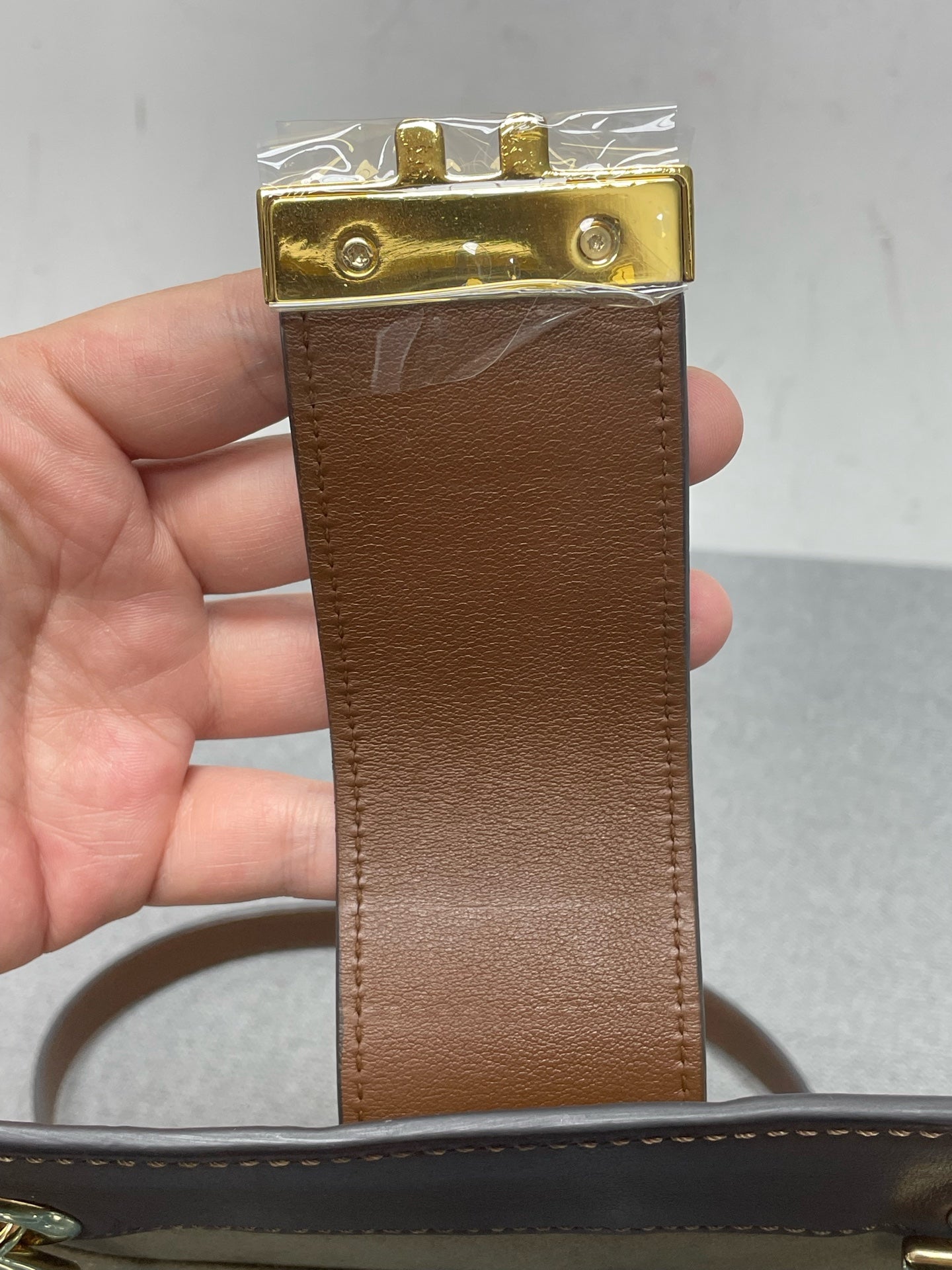Gucci - Padlock - Synthetic - Brown - (small)