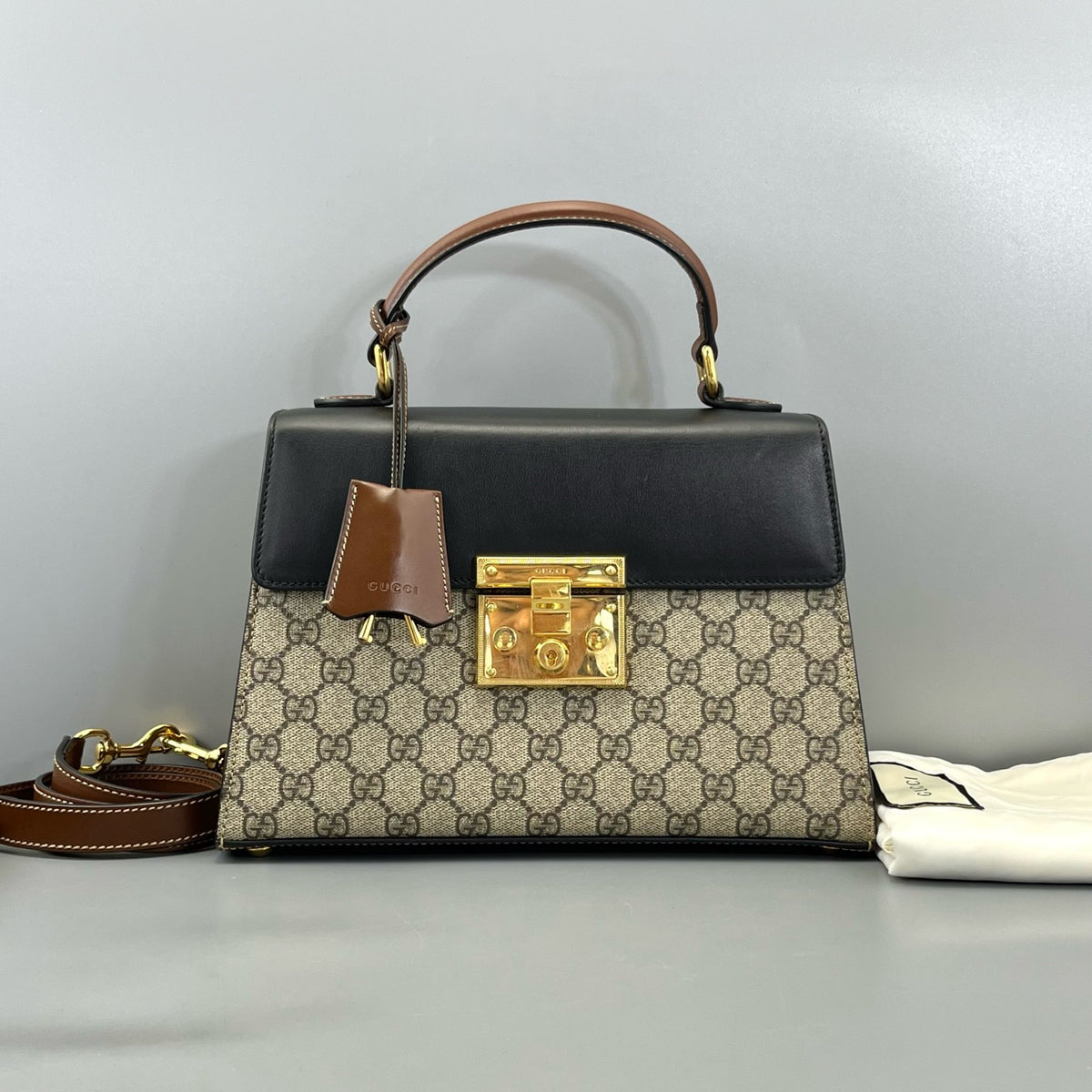 Gucci - Padlock Top Handle Bag - Leather - Multicolour - (medium)