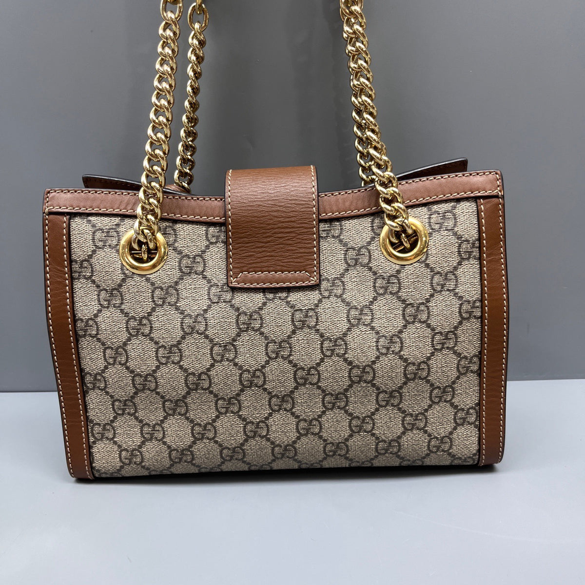 Gucci - Padlock Tote Bag - Synthetic - Beige - (Small)