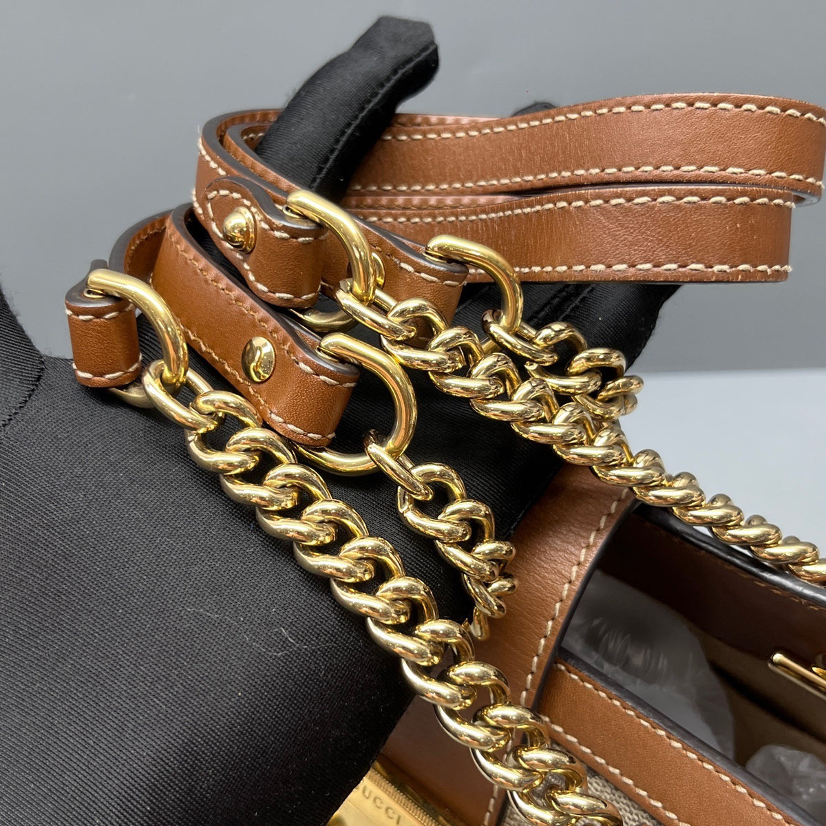 Gucci - Padlock Tote Bag - Synthetic - Beige - (Small)