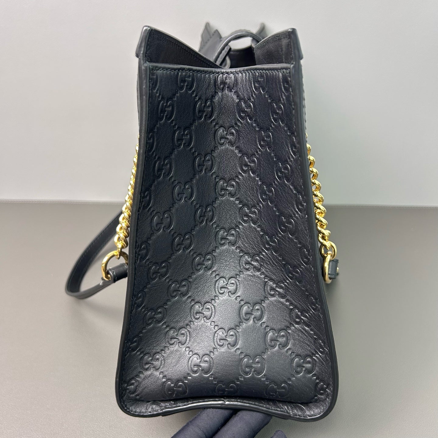 Gucci - Padlock Tote - Leather - Black - (Medium)