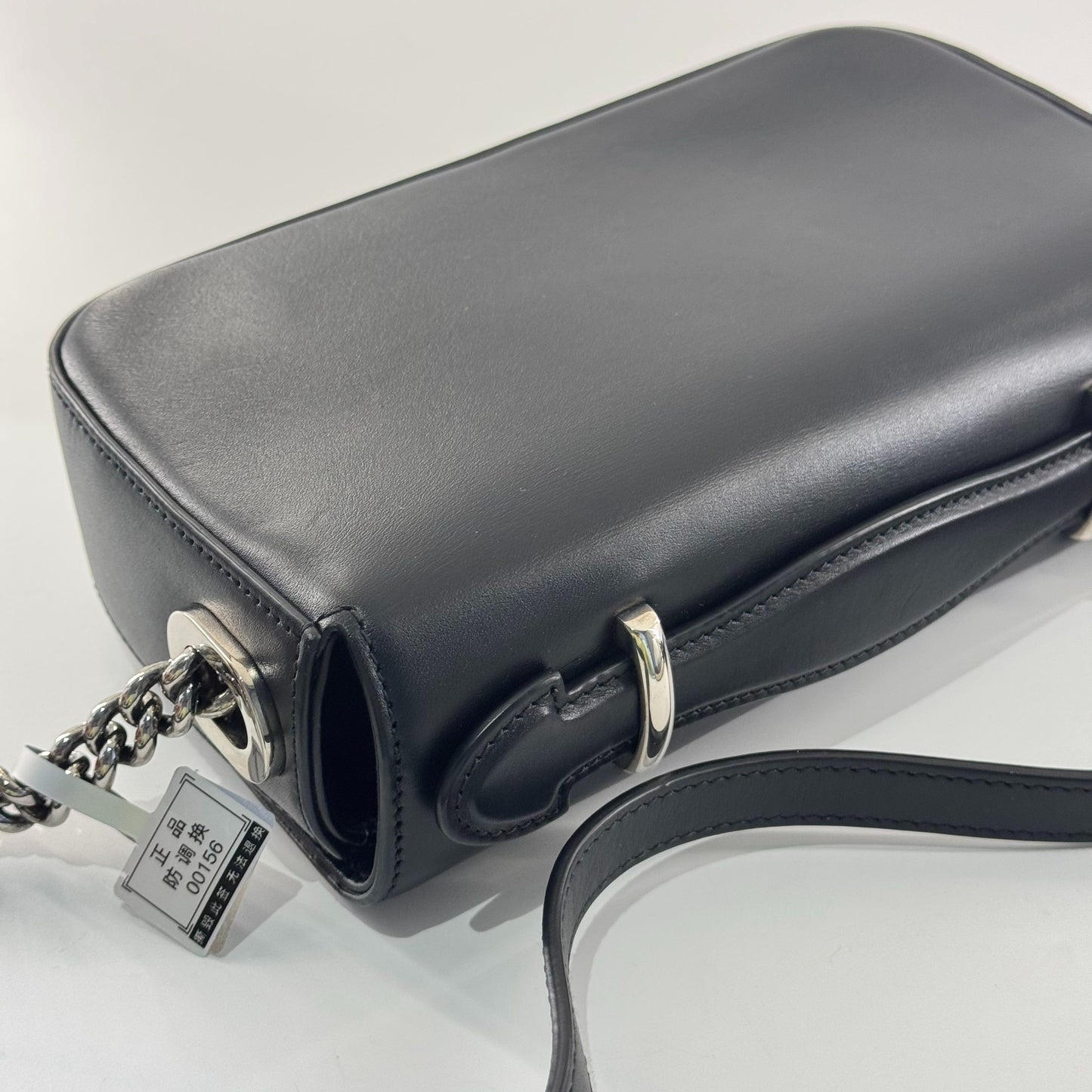 Gucci - Petite Top Handle Crossbody Bag - Leather - Black - (Small)