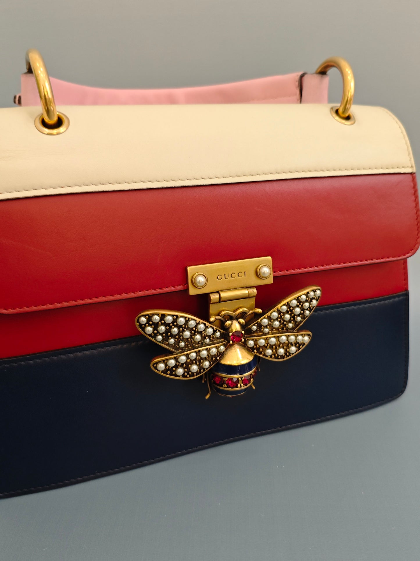 Gucci - Queen Margaret - Leather - Multicolour - (small)