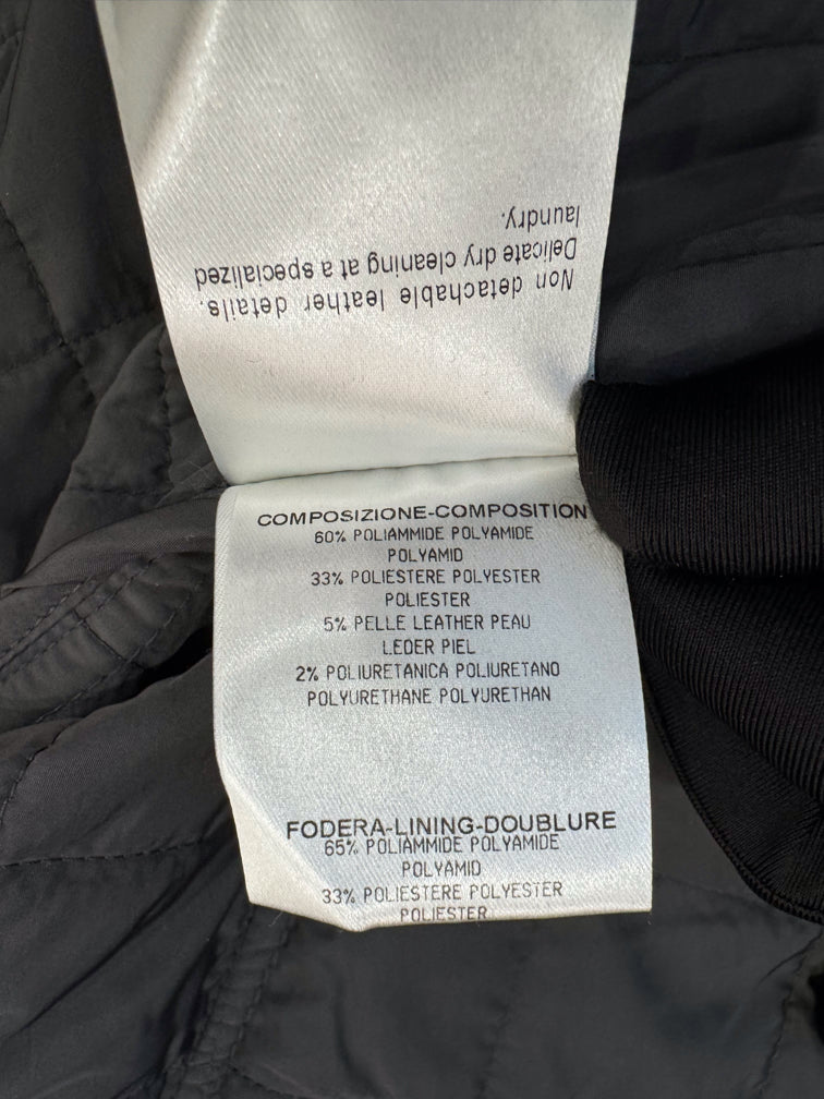 Gucci - Quilted Bomber Jacket - Polyamide and Polyester blend with Leather and Suede accents - Grey and Black - (42)