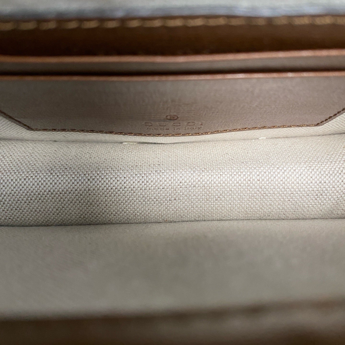 Gucci - Retro Messenger Bag - Coated canvas and leather - Beige and Brown - (small)