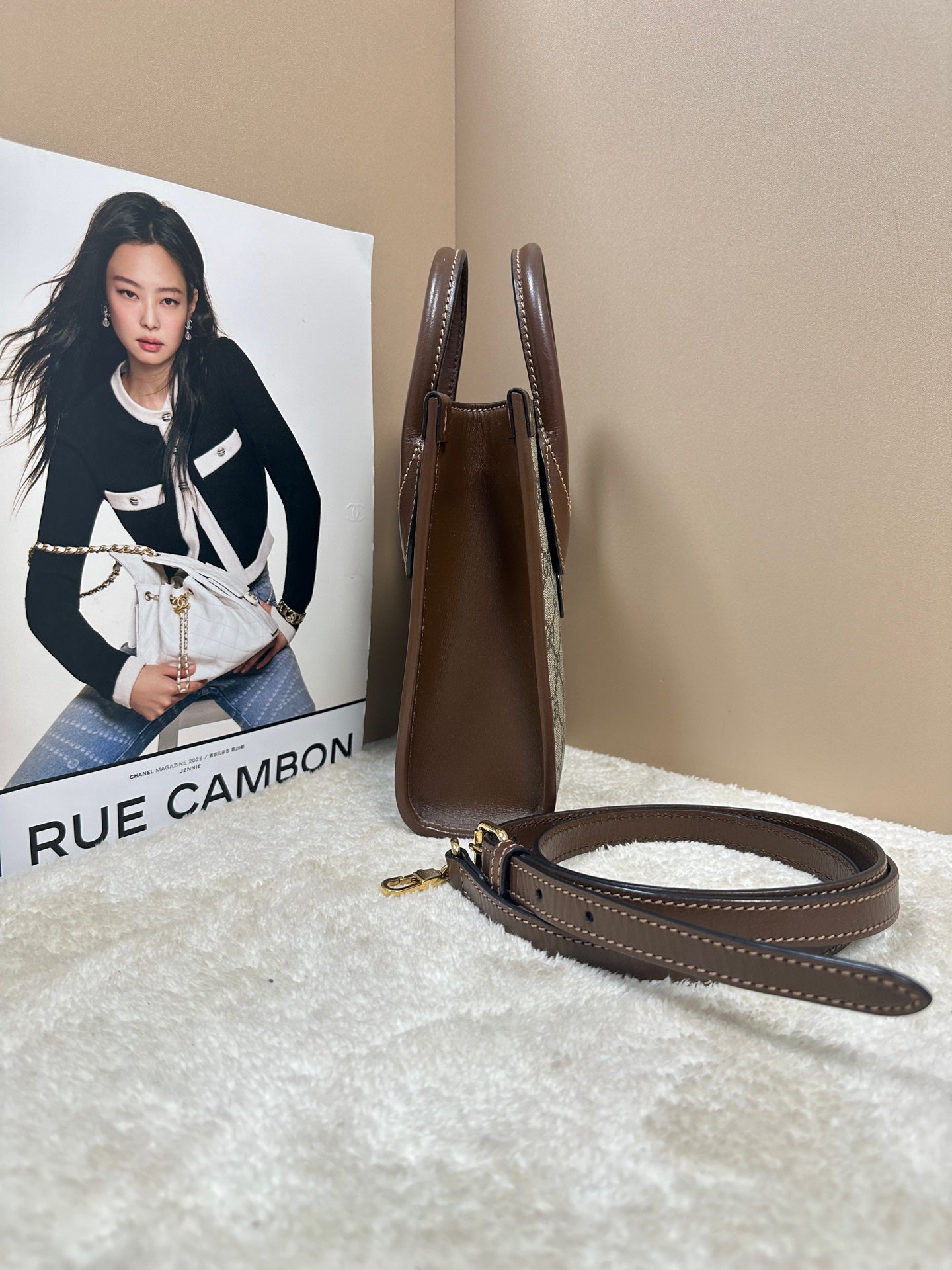 Gucci - Retro mini Tote - Leather - Brown - (mini)